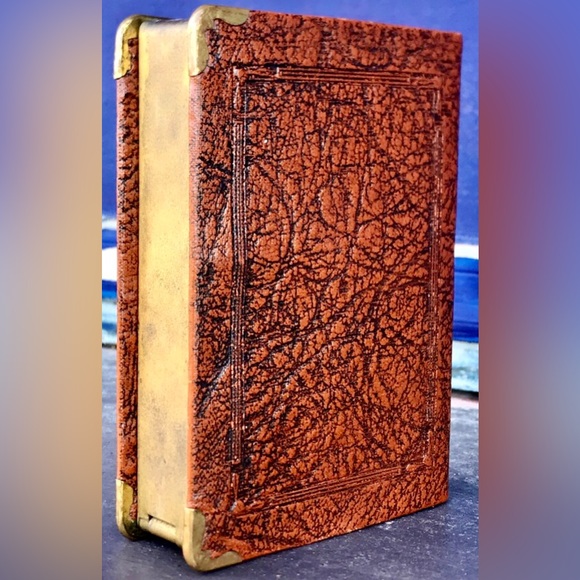 Vintage 1920s Antique Zell Brown Bronze NEW YORK World’s Fair Book Coin Bank - Picture 5 of 6